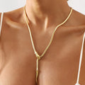 Snake Bone Chain Necklace - Gold Snake Style 2 [Y7VHYMCT]