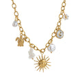 Dainty Fruit Pendant Necklace - White Sun Necklace [FK3T1NBA]