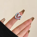 Madison Enamel Butterfly Ring - Yellow Butterfly [BTF50082]