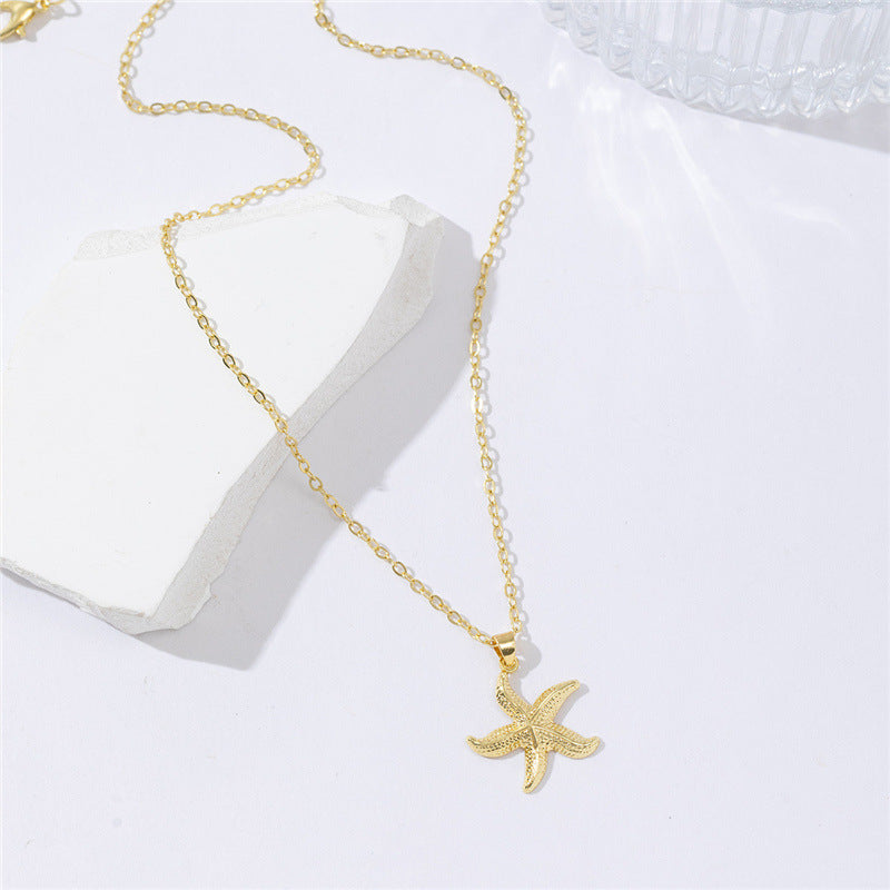 Karalynn Layered Starfish Necklace - Style 1 [C2FVJLWT]