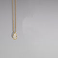 Dainty Zircon Pendant Necklace - Teardrop [1B4LIP9Z]