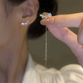 Ria Star Chain Earrings - Gold [2R4KCBIV]