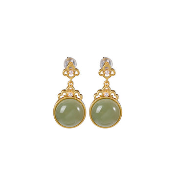 Brynn Jade Vintage Drop Earrings