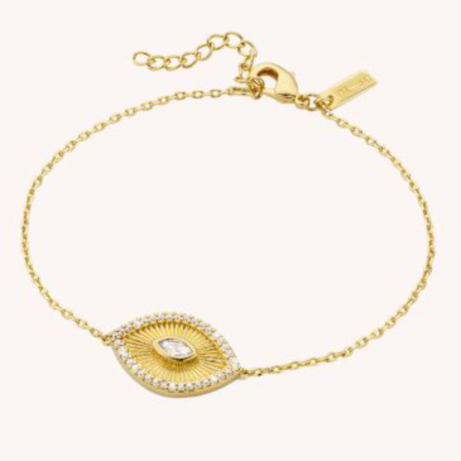 Twisted Chain Link Necklace - Yellow Eye Bracelet [0BJIGEB6]