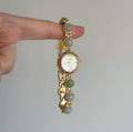 Natural Stone Bracelet Watch - Light Green [MXUDNKXD]