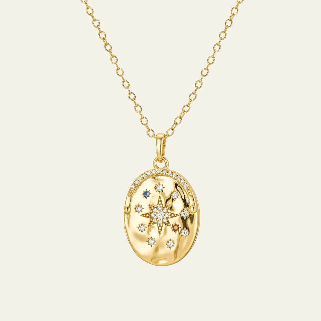 Ellena Celestial Locket Necklace - Celestial Locket Necklace [82M5HY7Z]