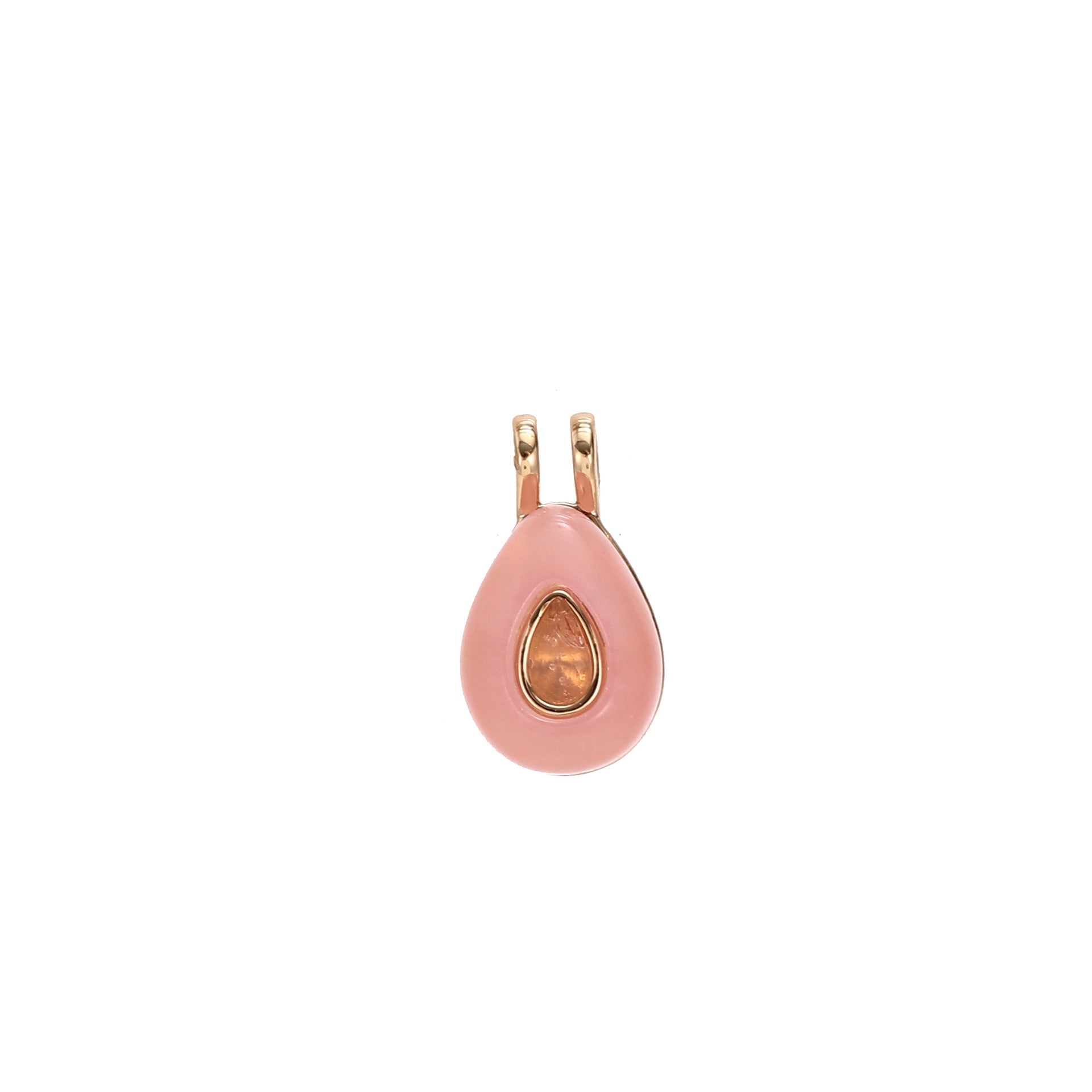Naudia Zircon Birthstone Necklace - October (Natural Stone Pendant) [P8SCQY1F]