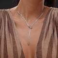 Snake Bone Chain Necklace - Medusa Snake Silver Necklace [WE37S4U8]