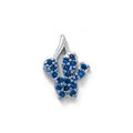 Floating Charm Locket Necklace - Iris Flower Charm [GV25JYB0]