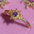 Aariyah Opal Zirconia Pendant Necklace - Colorful Open Ring [WEUHK2DX]