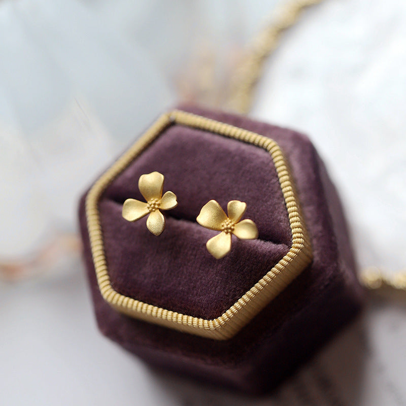 Milo Golden Osmanthus Earrings - Gold [3DSPBCY2]