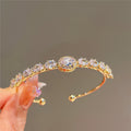 Remmington Zircon Duo Bracelet - White Zircon [GMJGFNYK]