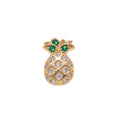 Transparent Locket Pendant Necklace - Pineapple (Charm Only) [IQH0IENU]