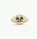 Camreigh Titanium Statement Ring - Black Bow [TCEKPHIC]