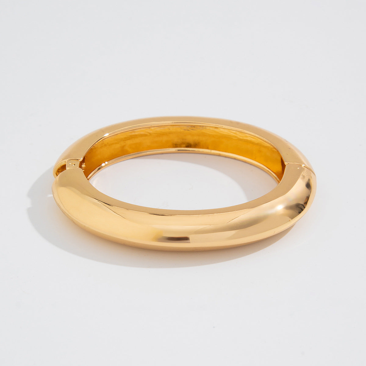 Allie Statement Geometric Bracelet - Bracelet Design 01 Gold [R2A1874R]