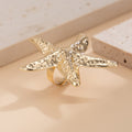 Amaryllis Starfish Statement Ring - Starfish Gold [74G2BPYH]