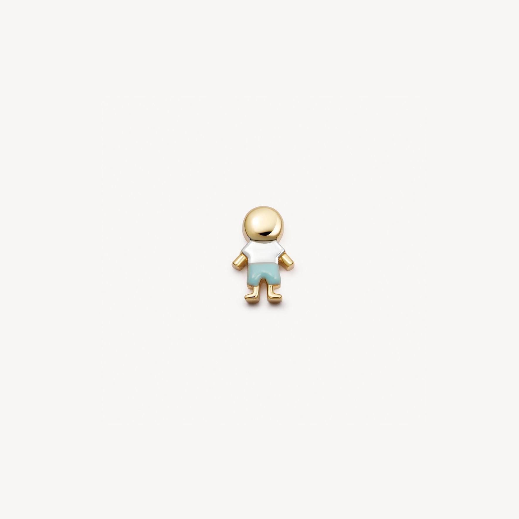 Bridgett Interchangeable Charm Ring - Little Boy Charm [VOQ4BDEX]