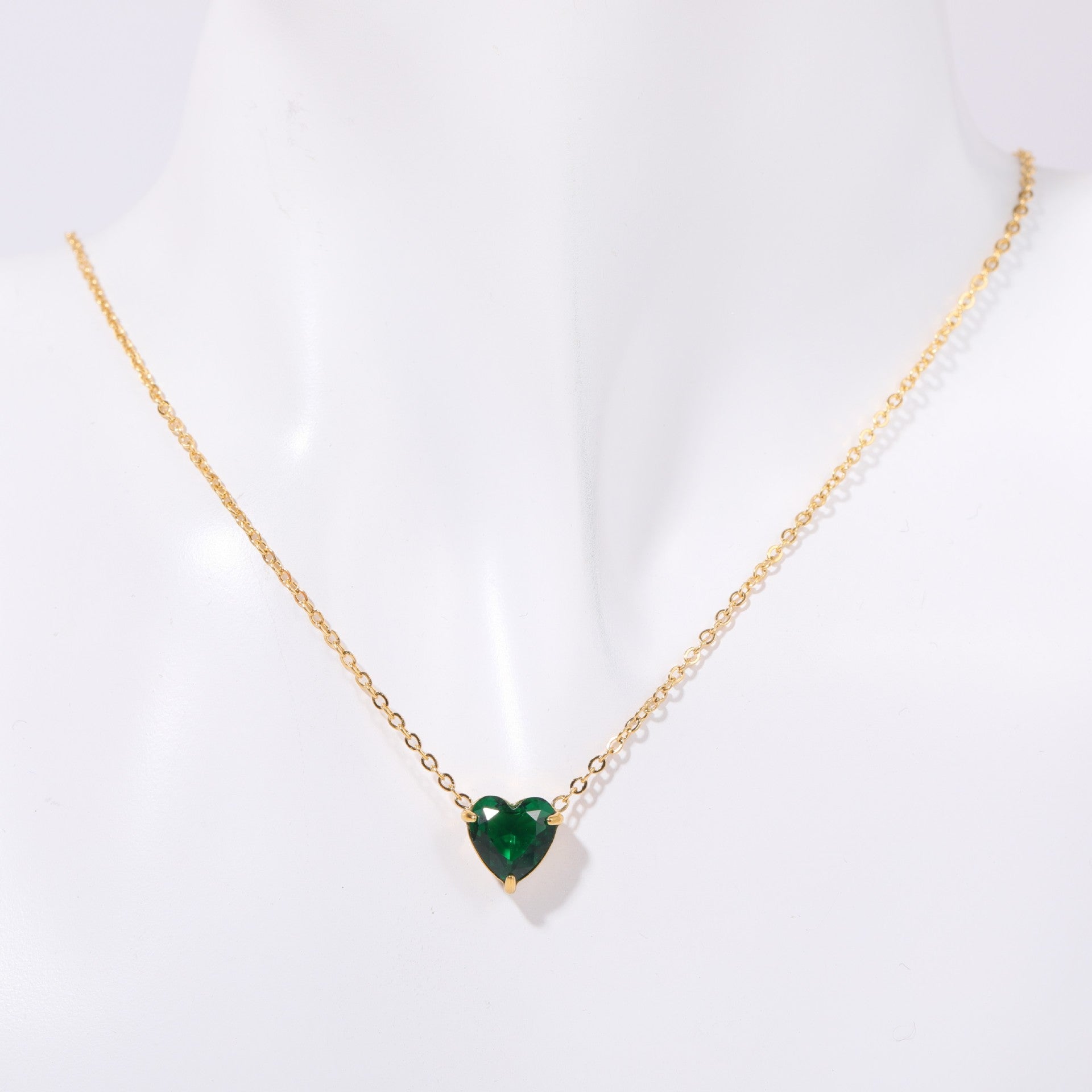 Maryella Birthstone Love Necklace - May [T2TX2HPR]