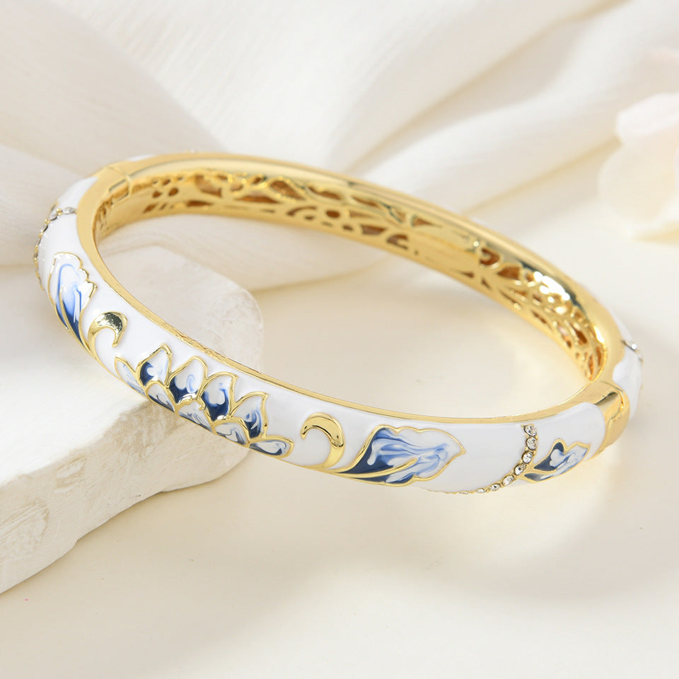 Eisley Cloisonne Enamel Bangle - Style 7 [9JY7TWYX]