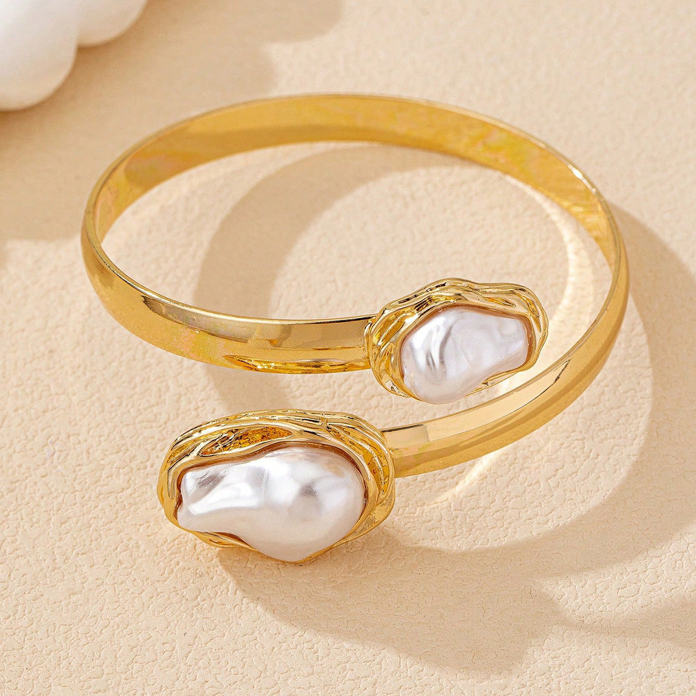 Brinlee Vintage Pearl Jewelry Set - Bracelet [4JDJUQYX]