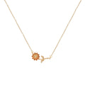 Kaylea Birth Flower Pendant Necklace - November [LTWU9XA8]