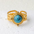 Thais Gold Statement Open Ring - Gold (Style 19) [91KPZA2S]