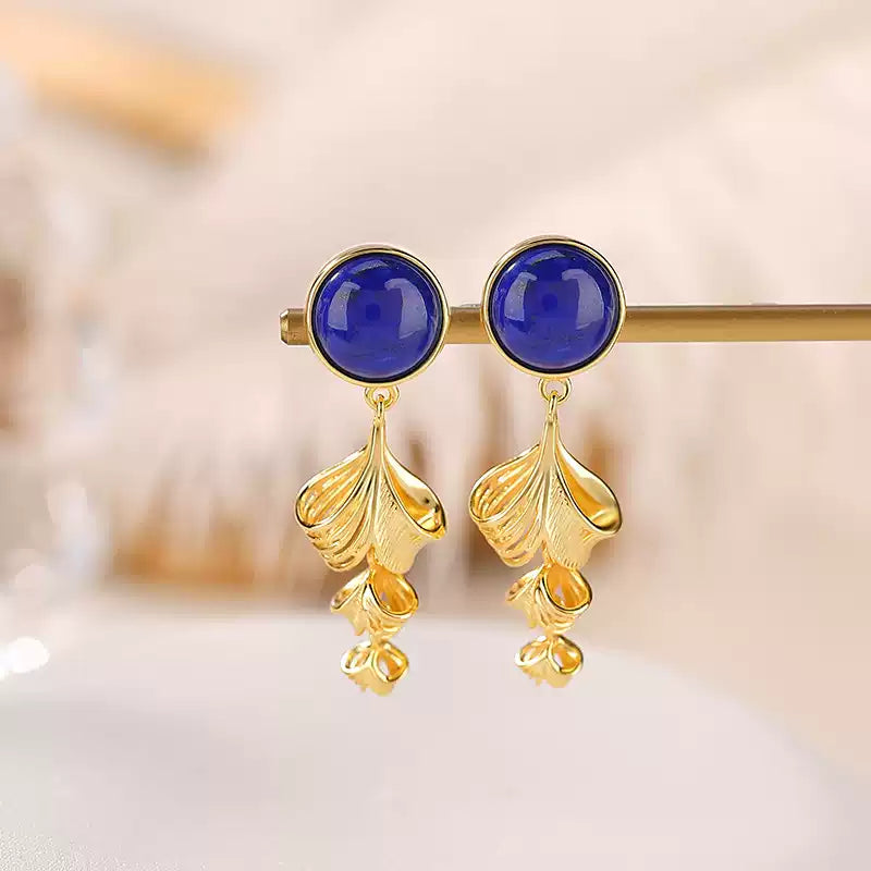 Daphne Lapis Lazuli Drop Earrings