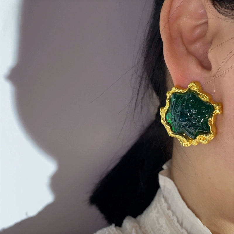 Lyndon Statement Drop Earrings [SOEWPRD8]