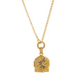 Floral Locket Pendant Necklace - Botanical Locket Necklace [K5LBB3PI]
