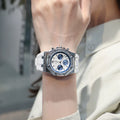 Rhinestone Silicone Strap Watch - Silver [V8DMOXQ8]