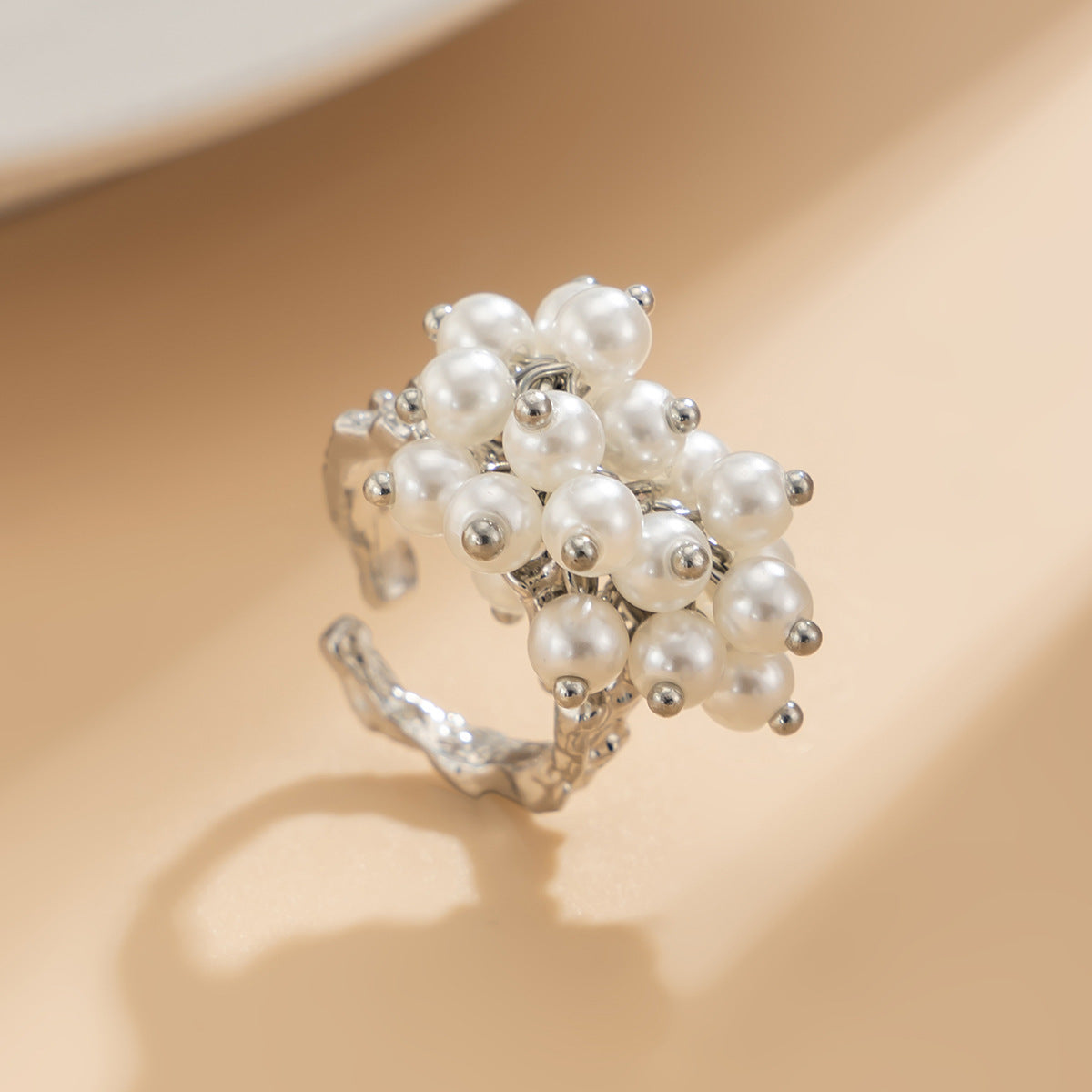Venice Baroque Ring Set - Style 04 White K [HAC4KRX9]