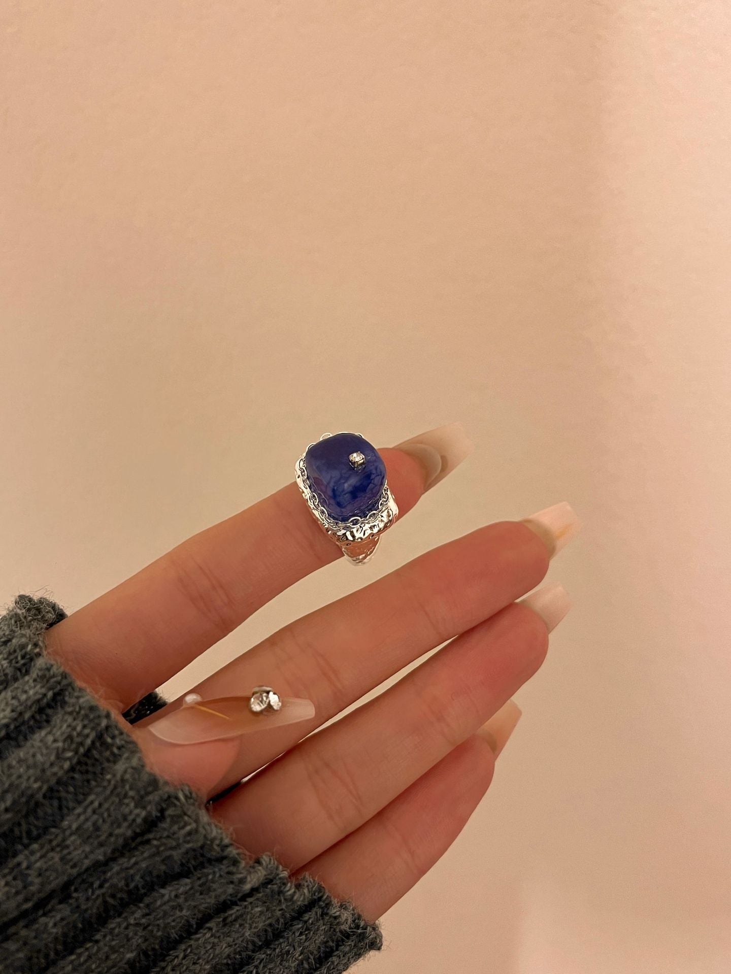 Lilyanne Natural Stone Ring - A [0SJBSGAS]