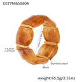 Alianny Irregular Resin Bracelet - Brown Bracelet [BVWWDPH9]