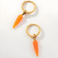 Elleanor Playful Fruit Charm Earrings - Carrot Charm Earrings [6FUAFJJE]