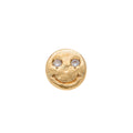 Floating Glass Locket Pendant Necklace - Smiley Face (Single Charm) [YESQQC2C]