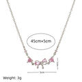 Angelique Dainty Butterfly Zircon Jewelry - Silver Butterfly Necklace [KBPF2RQN]