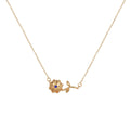 Kaylea Birth Flower Pendant Necklace - September [QGU5LW73]