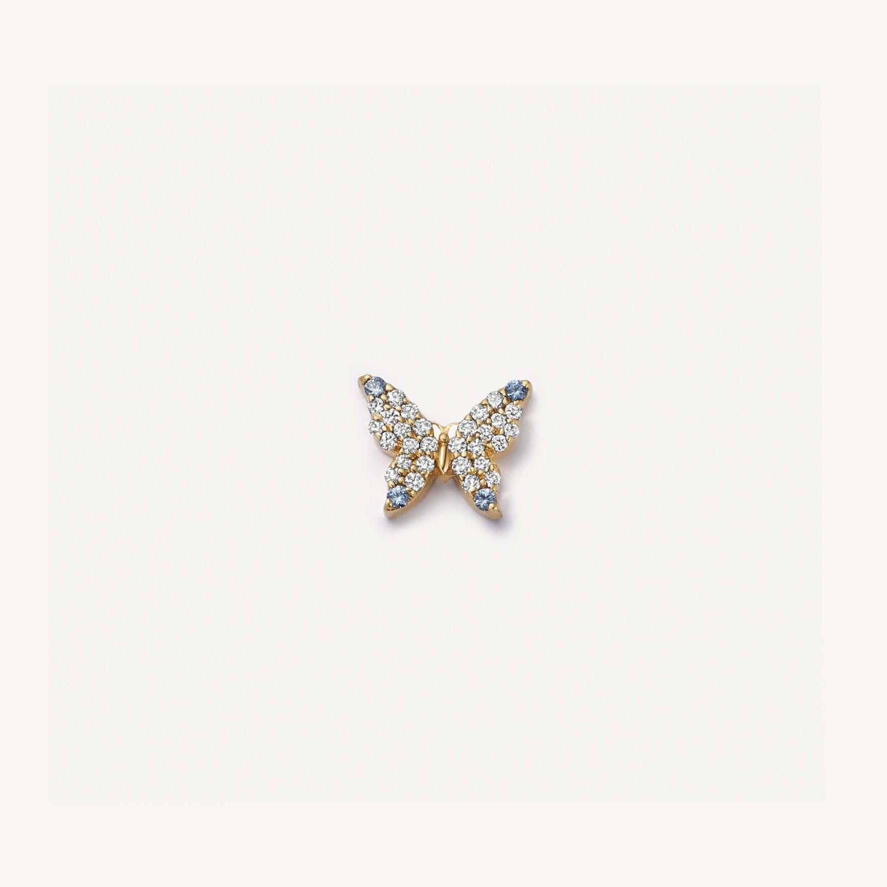 Bridgett Interchangeable Charm Ring - Butterfly Charm [P14WQAYD]