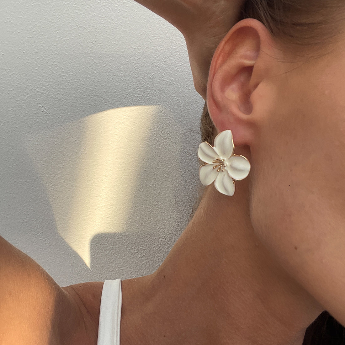 Jozie Flower Statement Earrings