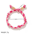 Daphney Braided Heart Bracelet - Pink Bracelet [2YX5Q1Q9]