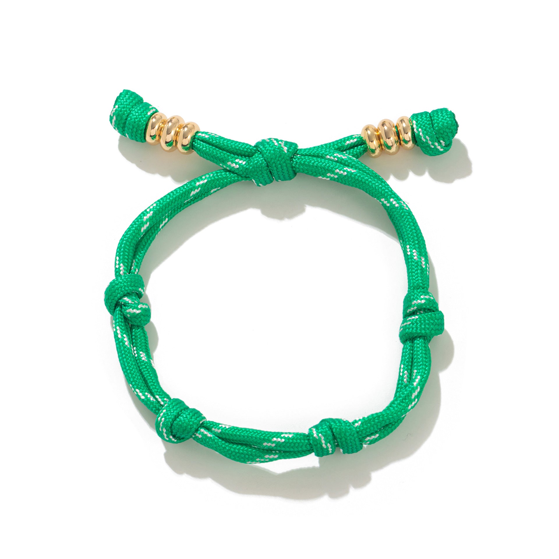 Daphney Braided Heart Bracelet - Green Bracelet [77K4AL4K]
