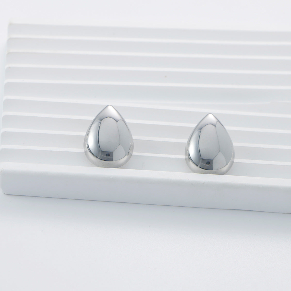 Andrea Geometric Drop Earrings - Silver (Style 2) [U3MEOTBJ]