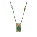 Siyona Cord Charm Necklace - Woodpecker Necklace [IF8LV38F]