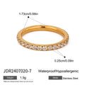 Paperclip Link Gold Ring - Style 7 [PNW4ANYU]