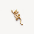 Floating Glass Locket Pendant Necklace - Gecko (Single Charm) [5ECX5Y3G]