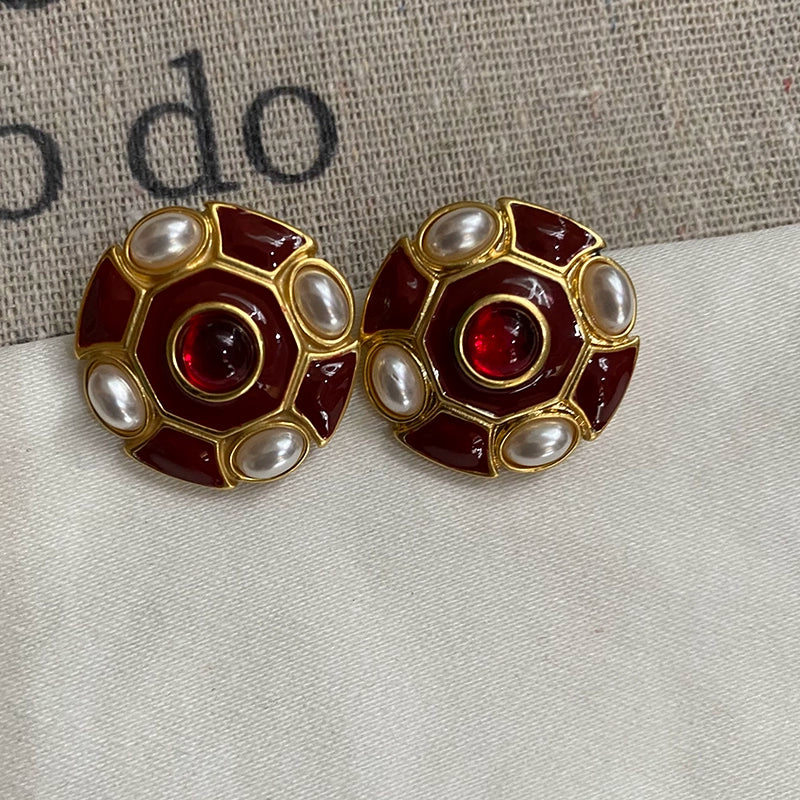 Jaretzy Retro Heart Earrings - Style 4 Earrings [Q6LRSGM7]