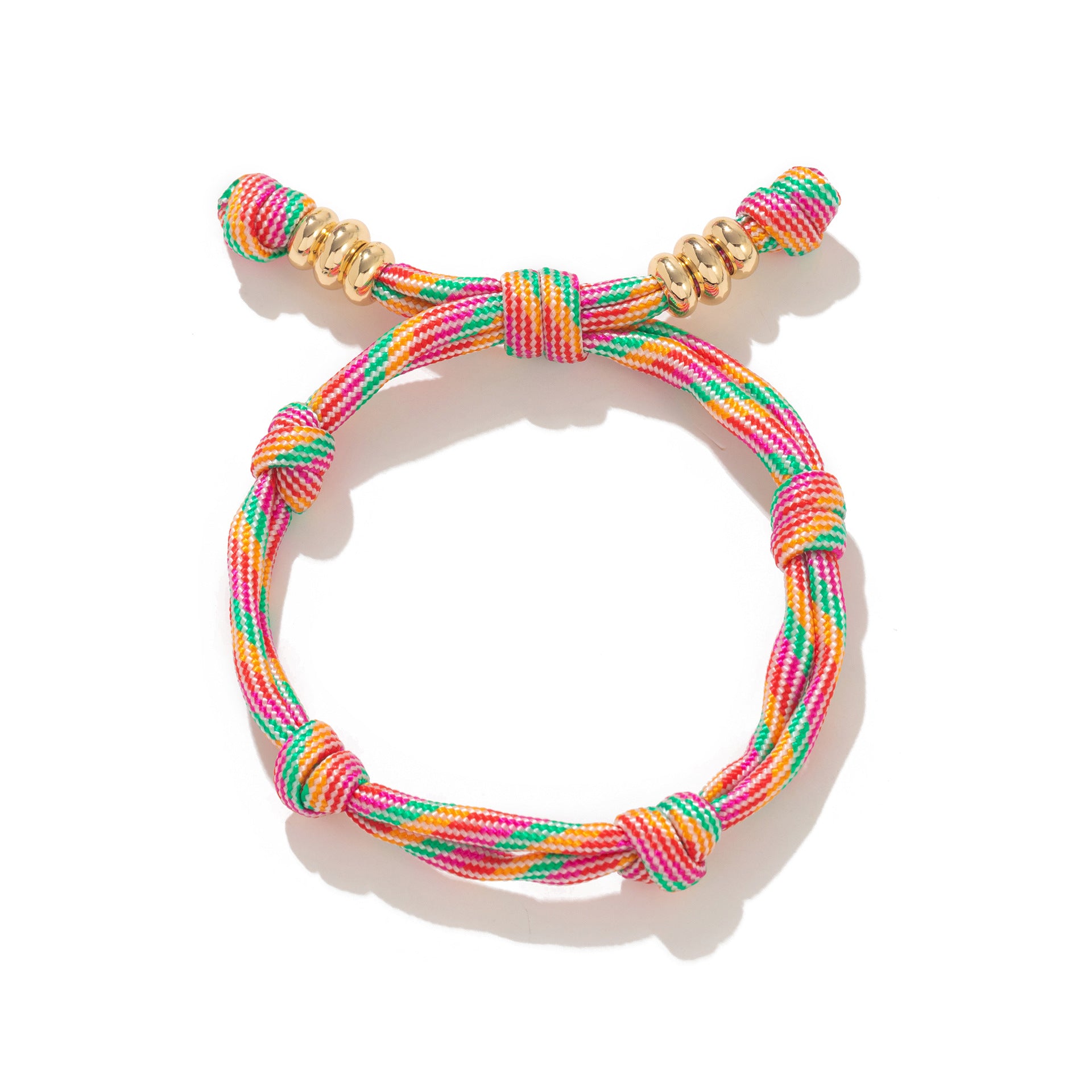 Daphney Braided Heart Bracelet - Colorful Bracelet [5MY5B12R]