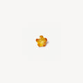 Dainty Birthstone Heart Locket Ring - Yellow Flower Charm [UH56EQCY]