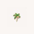 Floating Charm Locket Necklace - Palm Tree Charm [QANDP8OT]