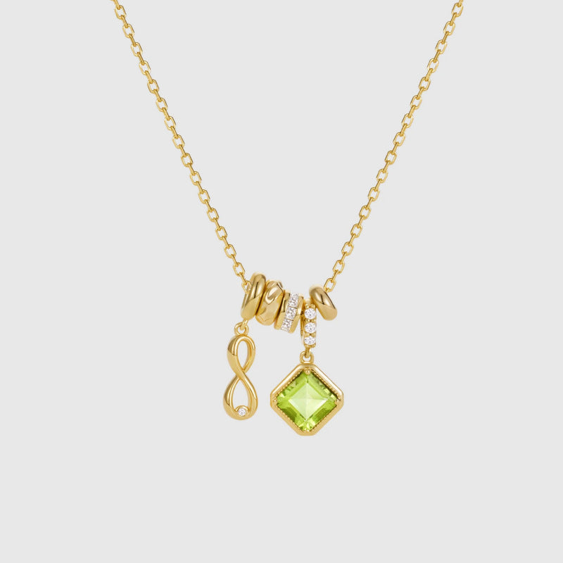 Geometric Pendant Layered Necklace - Style 8 [ULJH2KVV]